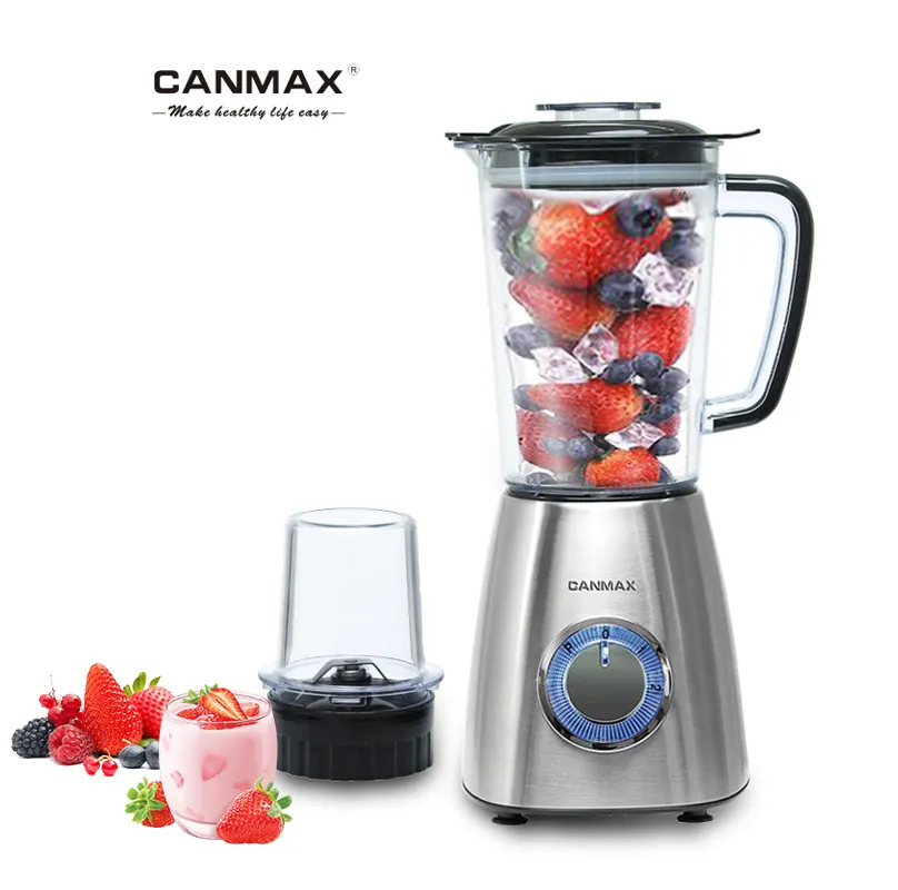 Qualidade superior 400w Profissional Smoothie Maker Multi Purpose Blender Plástico Multifuncional Em Aço Inoxidável Mixer Manual 400 1.5