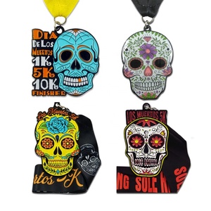 Medallas Deportivas de Metal Antiguas Modernas al por Mayor de Fábrica, Medallas Personalizadas para Maratón, Carrera, Caminata, Halloween - Product Image 3