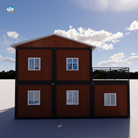 Maison modulaire économique personnalisée fabriquée à partir de conteneurs pour villa, hôtel, adaptée aux climats froids, maison en conteneurs