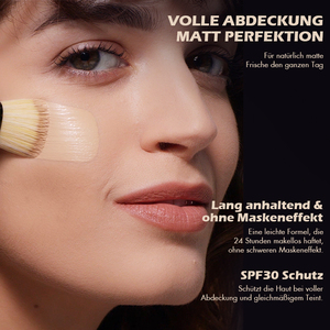 Fond de teint imperméable longue durée pour le visage Fond de teint liquide naturel de marque privée Couverture complète - Product Image 2