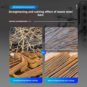 <strong>Rebar</strong> Straightening Machine Scrap Steel bar Straightening Machine <strong>Used</strong> <strong>Rebar</strong> Bar Straightener Machine - Product Image 6