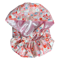 Bonnet de chirurgien personnalisé imprimé avec doublure en satin, ajustable, pour femmes, OEM ODM