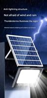 Projecteur Solaire LED Extérieur Étanche pour Jardin, 208 LED, Lampe de Sécurité Haute Luminosité, Vente Chaude