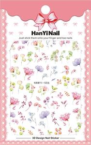 TSZS สติกเกอร์ตกแต่งเล็บลายดอกไม้ฤดูใบไม้ผลิ<span class=keywords><strong>2021</strong></span>,สติกเกอร์ตกแต่งเล็บแบบมีกาวในตัว - Product Image 6