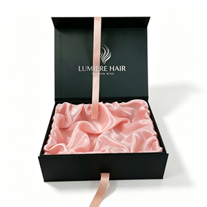 Wholesale Custom Logo Printed Luxury Magnetic Rigid Paperboard Box Recycled Materials Four-Color Printing Hot Stamping for Human - Product Image 2