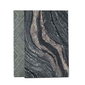 Tablero de Partículas con Textura Tejida <span class=keywords><strong>Verde</strong></span>, Resistente al Desgaste, con Patrón de Mármol para Decoración Comercial - Product Image 4