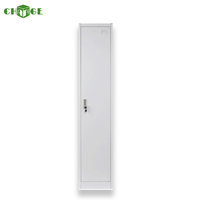 Armoire en acier, casier à une porte, armoire de rangement en acier métallique, casiers pour vêtements