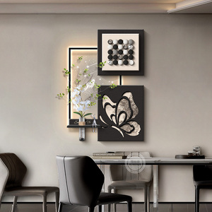 Arte Murale Moderna di Lusso per Ristoranti, Pittura Decorativa 3D con Texture Arenaria, Sfondo Creativo per Soggiorno, Design 2026 - Product Image 2
