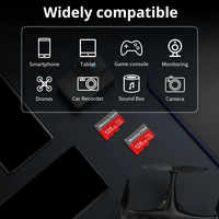 Kartu Sd Mini rekaman 4k, 64gb 32gb untuk merekam 4k dengan kecepatan A1 V10 kartu Tf kompatibel Dvr 2gb 512mb kapasitas 128mb kamera keamanan