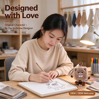 Porte-clés en peluche mignon en forme de raton laveur carré en mousse à mémoire de forme, jouet anti-stress à récupération lente pour le confort émotionnel
