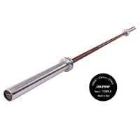 OKPRO Équipement de gymnastique Logo personnalisé 20Kg 2.2 m Powerlifting Barre d'haltères pour hommes pour l'haltérophilie