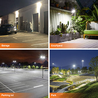 KCD IP65 alta eficiencia jardín aluminio fundido a presión LED Luz de inundación Solar 30W 60W 100W 200W reflectores solares con 4 baterías