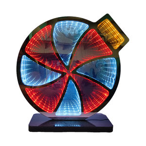 <span class=keywords><strong>Tube</strong></span> Néon Personnalisable RGB Cadeau de Noël Éclairage Néon Abysse Père Noël Miroir Lumières pour Anniversaire Déco - Product Image 5