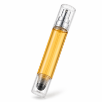 Firduas Wholesale Factory Flacon de parfum vide en verre rechargeable 10 ml, double tête 2-en-1 (roller et spray), pour huiles essentielles
