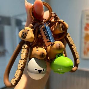 จี้ห้อยกุญแจรูปพระพุทธรูปหมูน้ำหนูตะเภาน่ารักสำหรับคู่รักทั้งชายและหญิง - Product Image 2