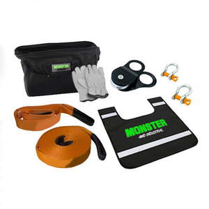 Accessoires Monster4WD <span class=keywords><strong>4x4</strong></span> 8pcs Kit de <span class=keywords><strong>treuil</strong></span> professionnel Accessoires de récupération - Product Image 1