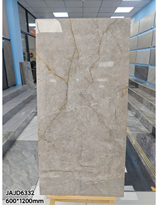 Azulejos de Mármol Gris de Lujo con Textura Dorada de 60x120 cm, Piso Moderno con Textura Dorada para Interiores, Vestíbulo de Hotel, Sala de Estar, Paredes, Uso Doméstico - Product Image 3