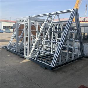 Chất Lượng Cao Hiện Đại Đúc Sẵn Kết Cấu Thép Nhà Sang Trọng Nhà Camper Khách Sạn Tam Giác Tiểu Giống Như Nhà Prefab Cho Phòng Khách - Product Image 6