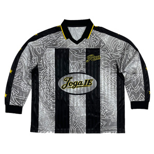 Jersey <span class=keywords><strong>de</strong></span> Portero <span class=keywords><strong>de</strong></span> Manga Larga <span class=keywords><strong>de</strong></span> Primera Calidad al por Mayor, que Absorbe la Humedad, para Ligas Juveniles y Academias Deportivas - Product Image 2