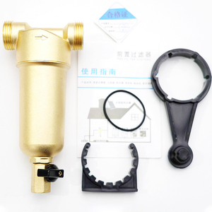 DN25 bộ lọc trước bằng đồng, Ống sưởi sàn rửa ngược, máy lọc nước nóng nhiệt độ cao, loại bỏ quy mô, ngoài trời - Product Image 2