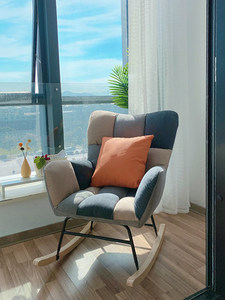 Nordic moderno divano pigro sedia a <span class=keywords><strong>dondolo</strong></span> balcone sedia a casa piccolo appartamento camera da letto soggiorno per il tempo libero singola sedia - Product Image 2