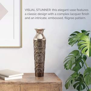 Base stable résistante aux rayures de vase à fleurs en métal de haute qualité et parfaite pour les fêtes de mariage et l'affichage de plantes d'intérieur - Product Image 5