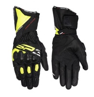 Guantes de Motocicleta de Cuero Genuino al por Mayor en Stock, Guantes Largos con Pantalla Táctil y Protección Contra Impactos para Carreras de Motos
