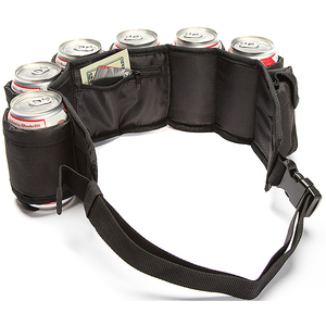 6 Pack Soda Can Beer Belt Isolé Froid Bières Titulaire Boisson Bouteille Boisson Oxford Taille Pack Sac Bières Taille Titulaire pour Homme - Product Image 4
