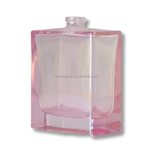 Custom Design Unique Luxury Flacon Parfum 50ml 100ml Polished Clear Glass Refill Fancy Empty Perfume Spray <b>Bottle</b> with Metal Cap - Product Image 4