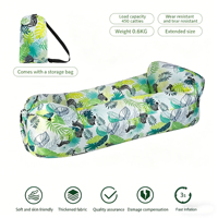 Canapé gonflable portable d'extérieur, chaise de camping, canapé gonflable de plage pour pique-nique, canapé gonflable paresseux ultraléger, chaise longue gonflable