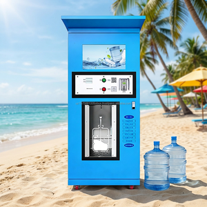 เครื่องจำหน่ายน้ำดื่มทรงสี่เหลี่ยมยอดนิยม คุณภาพดี ใช้งานได้ยาวนาน ผลิตน้ำได้ 800 แกลลอนต่อวัน บริการตัวเองตลอด 24 ชั่วโมง ระบบกรอง RO ปลอดภัยสำหรับอาหาร - Product Image 1