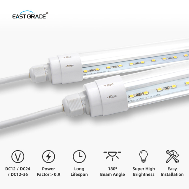 Commercial Wholesale LED Light Tube T8 DC12V DC24V 9W 13W 18W 22W High Brightness for Warehouse Workshop