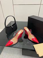 Chaussures à talons aiguilles sexy personnalisables pour femmes, escarpins transparents à bout pointu, sandales à talons hauts pour soirées et clubs, fournisseur d'usine OEM