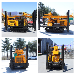 Hengwang Marke 180m Tiefe Crawler Mounted Farm Kleine rotierende Wasser brunnen bohr geräte - Product Image 2