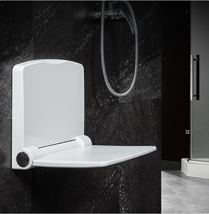 Siège de <span class=keywords><strong>douche</strong></span> mural rabattable en plastique ABS - Product Image 4