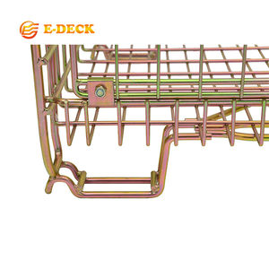 <span class=keywords><strong>Cage</strong></span> de stockage en fil métallique pour entrepôt, en PET, à mailles ouvertes, à emboîtement, pour l'identification des contenus - Product Image 5