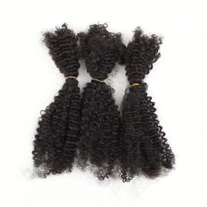 Cheveux brésiliens Remy 100% naturels en gros, cheveux humains de haute qualité, boucles crépues, double trame, pour tresses et dreadlocks - Product Image 6