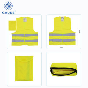 गॉक कस्टमाइज्ड एंसी क्लास 2 एन आईएसओ 20471 प्रमाणित वाटरप्रूफ उच्च दृश्यता परावर्तक सुरक्षा के लिए व्यक्तिगत लोगो सुरक्षा - Product Image 5