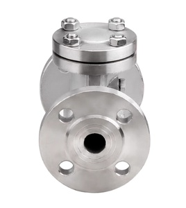 KQ H44W-16P thép không gỉ <span class=keywords><strong>SS304</strong></span> SS316 6 <span class=keywords><strong>inch</strong></span> PN16 loại mặt bích van kiểm tra van không quay trở lại với thiết kế mặt bích - Product Image 3