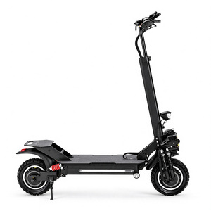 Trottinette électrique tout-terrain pour adultes avec éclairage latéral LED, pliable, double moteur, puissante - Product Image 1
