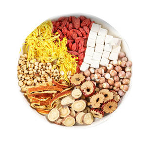 شاي العافية اليومية مع التوت الغوجي والأقحوان والتمر الأحمر خالٍ من الكافيين مزيج أعشاب - Product Image 2