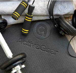 Tapete de Ejercicio Grande con Cuerda para Saltar y Bolsa de Almacenamiento - Versión de Alta Densidad para Estiramiento, Esencial para el Hogar y el Gimnasio - Product Image 2