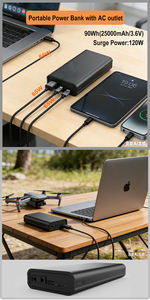 <span class=keywords><strong>พา</strong></span><span class=keywords><strong>ว</strong></span><span class=keywords><strong>เวอร์</strong></span><span class=keywords><strong>แบงค์</strong></span>แบบพก<span class=keywords><strong>พา</strong></span> อลูมิเนียมอัลลอย พร้อมช่องเสียบ AC 18W 25000mAh ชาร์จเร็<span class=keywords><strong>ว</strong></span> Type-C ใช้ได้กับแล็ปท็อปในญี่ปุ่น - Product Image 6
