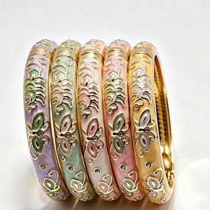 Nouvelle Collection : Ensemble de Bracelets Électroplaqués Style Chinois pour Bébé, avec Papillon, Arête de Poisson et Strass Goutte d'Huile – Idéal Cadeau pour Enfant - Product Image 1