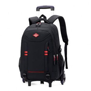 BSCI Rolling <b>backpack</b> with a large capacity for business use with <b>wheels</b> for travel in a carry-on suitcase - Product Image 1