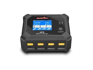 Siêu Điện Up9 200W Thông Minh Cân Bằng Sạc Bốn Kênh FPV/Drone/Xe/RC Đồ Chơi Tất Cả Các Loại Lipo/Lipo/Li-Ion Pin Sạc EU DC - Product Image 4