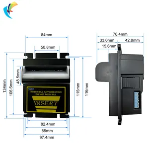 Grosir kustom Bill Acceptor atasan otomatis TB74 pembaca uang kertas untuk mesin penjual otomatis