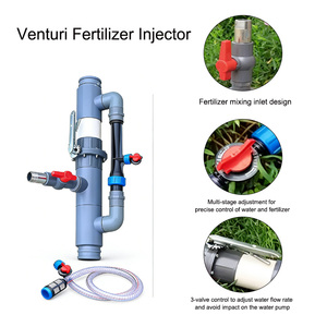 Inyector de Fertilizante Venturi de PVC para Uso Agrícola, Múltiples Tamaños, Alta Eficiencia, Ahorro de Agua, <span class=keywords><strong>Instalación</strong></span> de <span class=keywords><strong>Riego</strong></span> <span class=keywords><strong>por</strong></span> <span class=keywords><strong>Goteo</strong></span> - Product Image 2