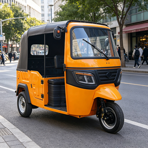 Mototaxi <span class=keywords><strong>El</strong></span>éctrico Tuk Tuk de 72V y 2000W, Triciclo <span class=keywords><strong>El</strong></span>éctrico de Fácil Manejo <span class=keywords><strong>para</strong></span> Conductores de Taxi Principiantes - Product Image 1