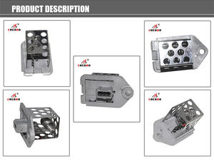Fabricant de ventilateur de climatisation ventilateur de refroidissement résistance du moteur chauffage ventilateur de résistance du ventilateur du moteur pour Citroen 1267.A9 - Product Image 6